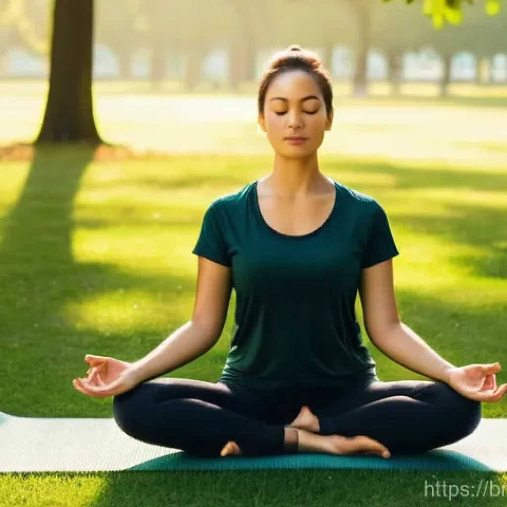 아웃도어 테라피에 대한 고찰 - **Prompt 1: Serene Morning Meditation in a Lush Park**
"A peaceful outdoor scene depicting a per...