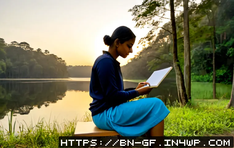 Home 17 아웃도어 테라피로 새로운 취미 찾기 - Photorealistic early morning outdoor therapy scene, a Bengali adult woman in modest hiking clothes p...